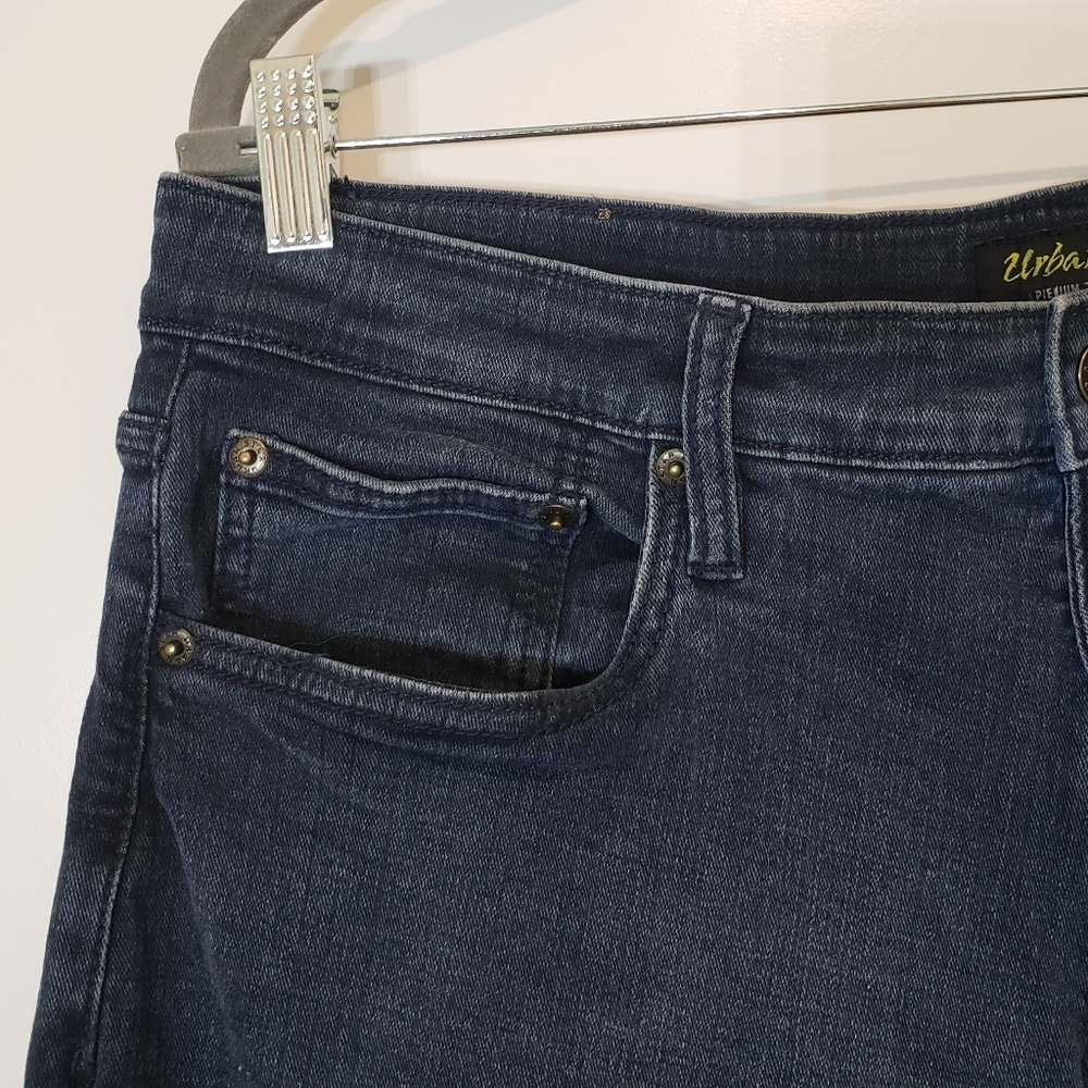 Urban Star Estilo Denim Blue Jeans Hi Rise Stretch Darkwash Size 36 X 30 - Picture 3 of 14